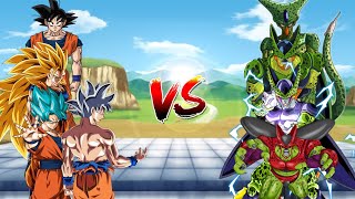 WHO IS STRONGEST GOKU VS CELL