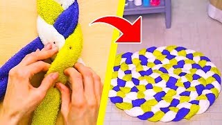 お部屋の床を素敵にするイカしたマットDIY4選