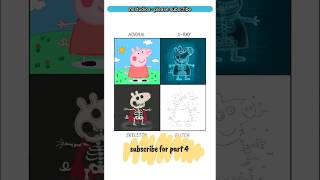 How to draw Peppa Pig Skeleton | Peppa Pig Drawing Challenge Part 3