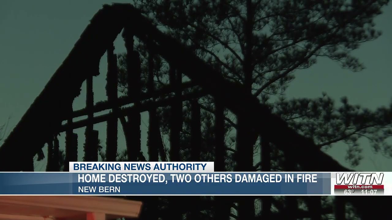 One home destroyed, two others damaged in New Bern fire