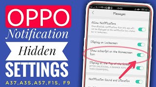 OPPO Notifications Subscription On/OFF Settings || Oppo Notifications Hidden Features screenshot 3