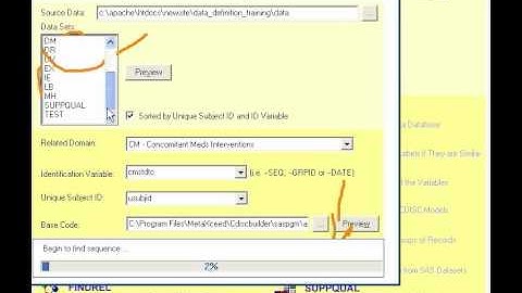 CDISC Builder Tutorial: Add Sequence