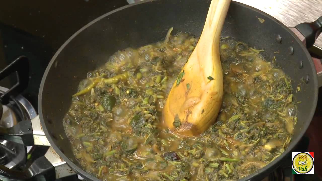 ThotaKura Pulusu - Amaranth cooked with Tamarind - By VahChef @ VahRehVah.com | Vahchef - VahRehVah
