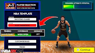 He LEAKED The First Official Replica Build In NBA 2K24 NEW MYPLAYER BUILDER (EARLY)