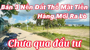 🔴 Bán 3 Nền Đất Thổ Mặt Tiền / Hàng mới ra lò / đất cần giuộc giá rẻ .
