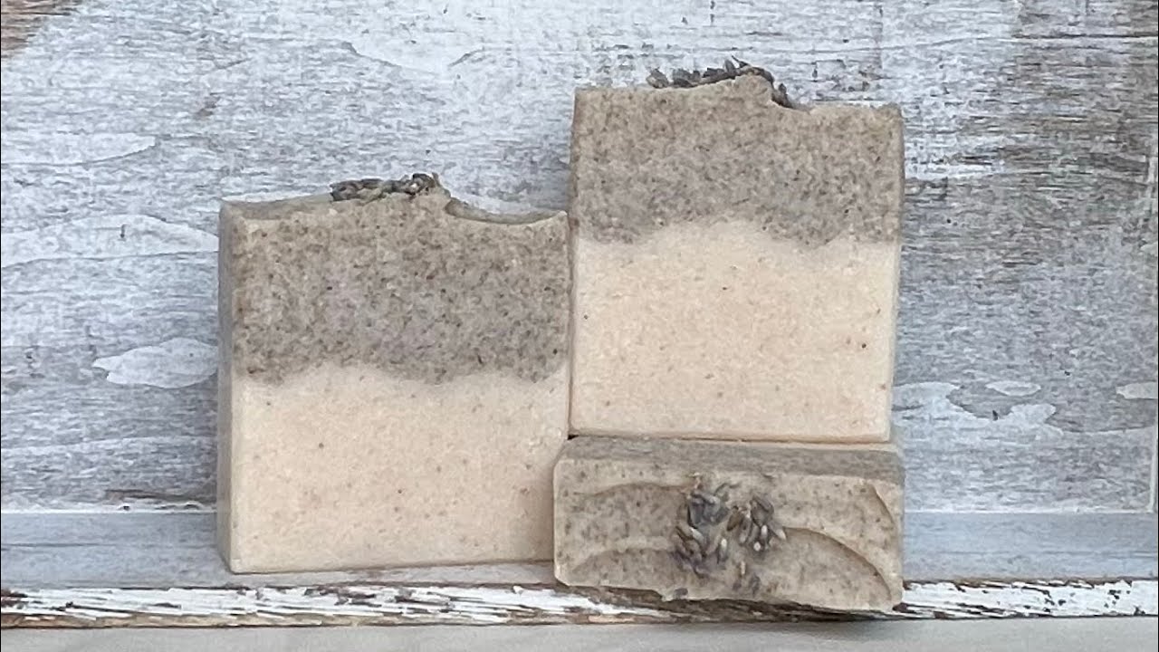 Cold Process Soap Making “Lavender Salt Bars” YouTube