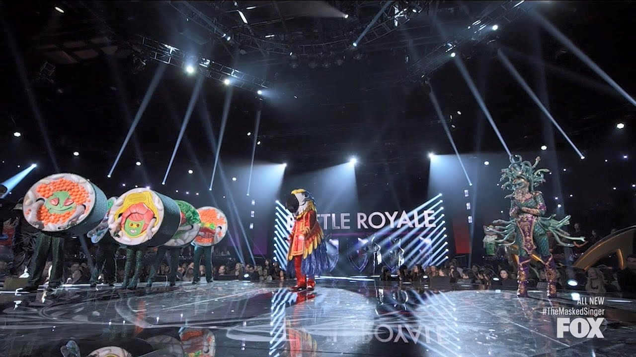 The Masked Singer 9 Battle Royale - California Roll, Macaw, Medusa sing Runaway Baby