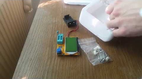 Unboxing and Assembling - Cheap Capacitor ESR Electronic Component Meter Tester