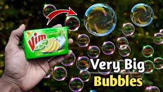 Vim Very Big Bubbles Making | | How to make Big Bubbles | homemade Bubbles | shampoo Bubble