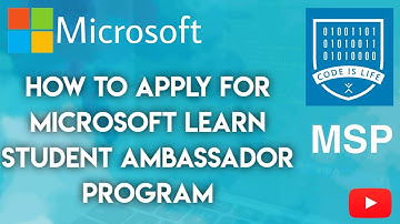 How to Apply For Microsoft Learn Student Ambassador Program | MSP | 2020-2021 |