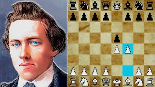 Paul Morphy's Brilliant King's Gambit
