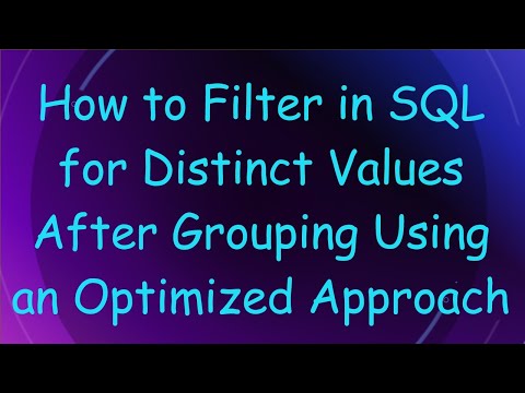 How to Filter
