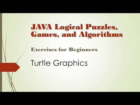 Java Puzzles Games & Algorithm Exercises - 3/6 - Turtle Graphics