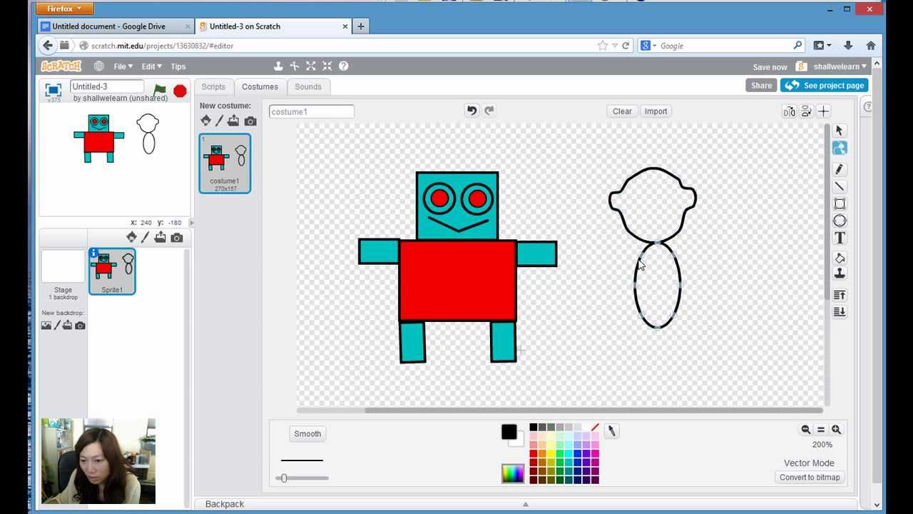 Scratch 2 0 With Ms Jessica Lesson One Create A Costume YouTube