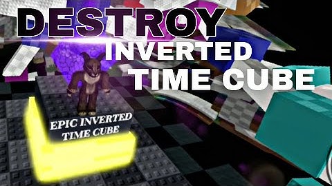 Roblox, Raised by Floppa | How to destroy Inverted Time Cube