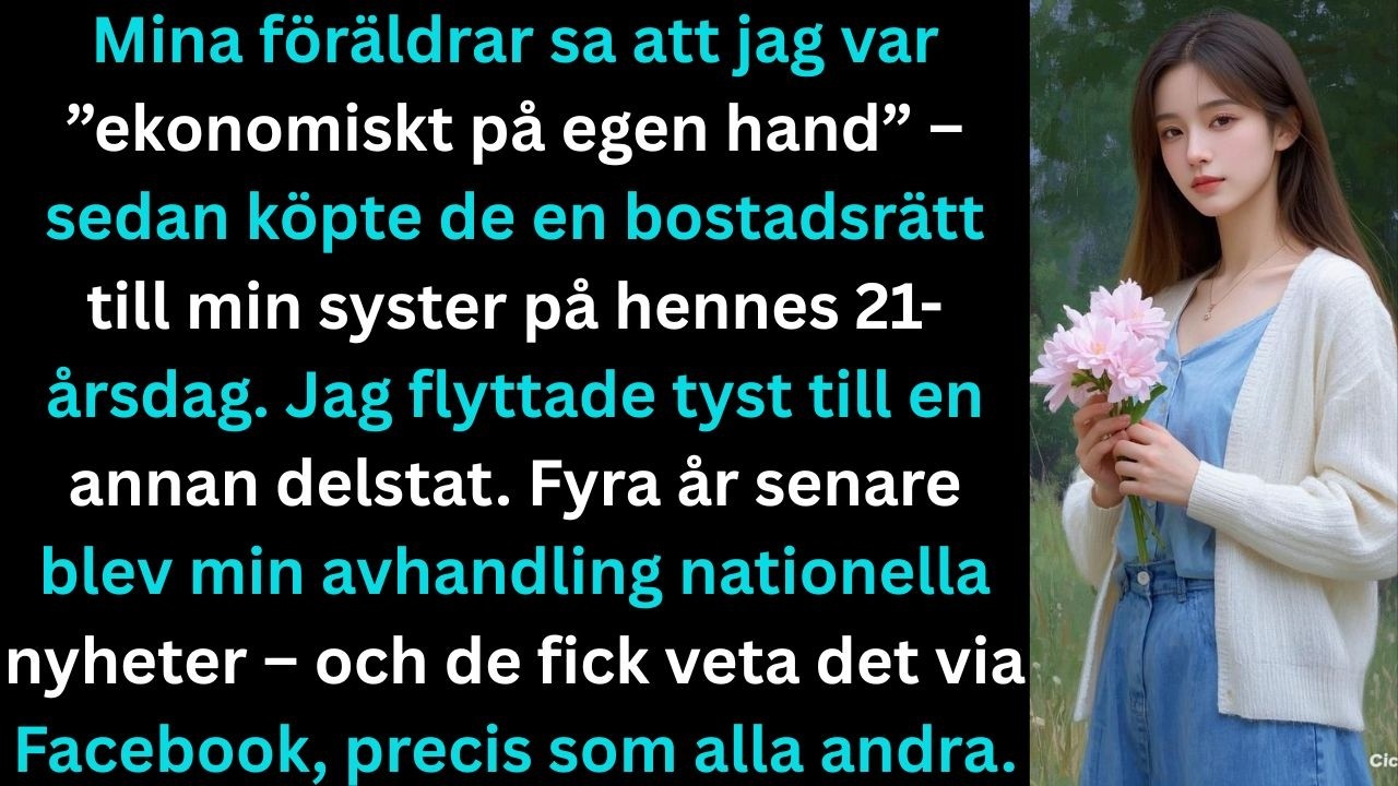 Mina föräldrar sa att jag var på egen hand — sen fick min syster en bostadsrätt på sin 21-årsdag.