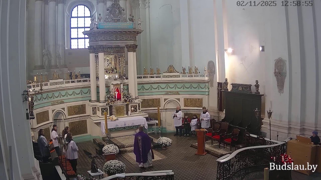 Трансляцыя з Санктуарыя Маці Божай Будслаўскай