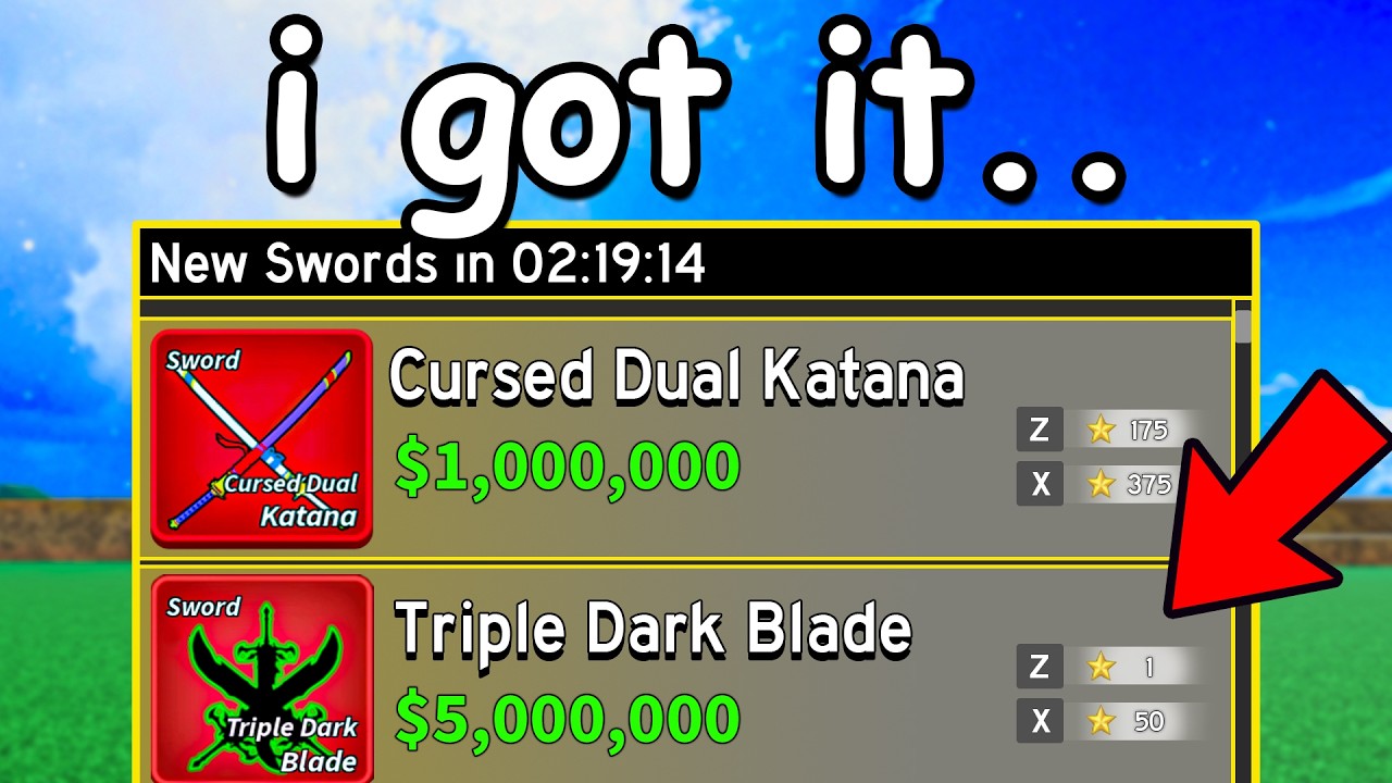 Blox Fruits But You Can BUY Swords!