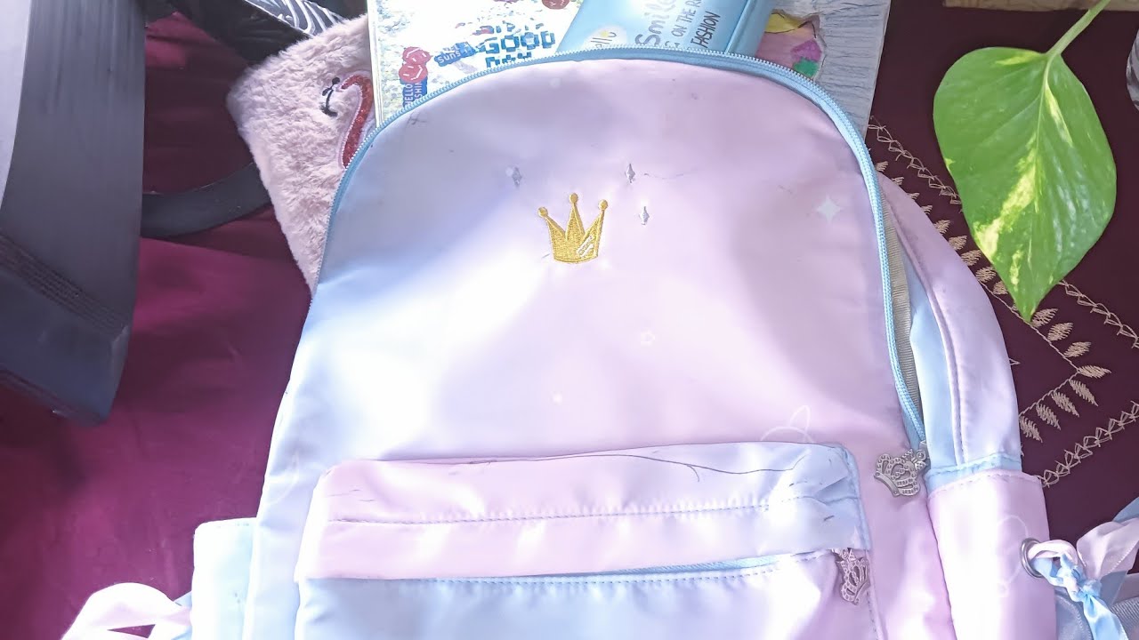 school bag .so nice bag . rainbow bag. from daraz online shop .from