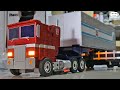 Robosen autotransform optimus prime  trailer