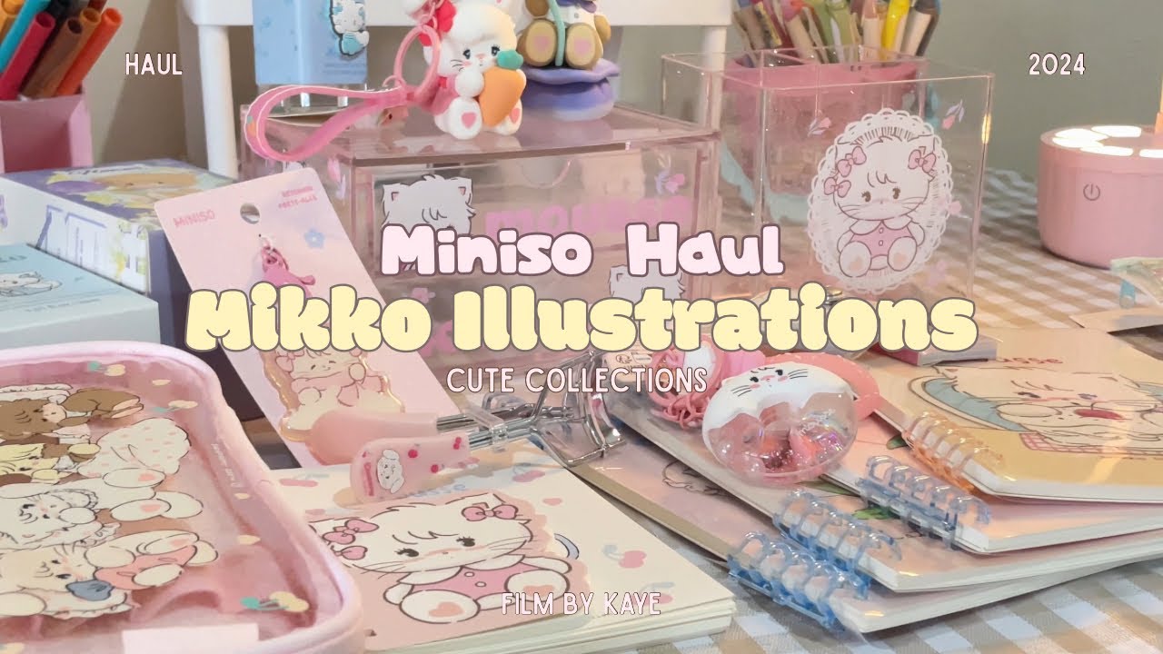 huge miniso haul 🧸📦 | mikko illustrations ft. sumikko gurashi | aesthetic unboxing