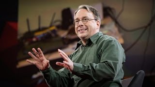 The mind behind Linux | Linus Torvalds | TED screenshot 2