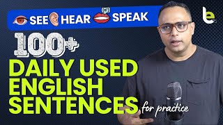100 Daily Use English Sentences | English Speaking Practice | 👀 See👂Hear 🗣️ Speak | Learnex Aakash