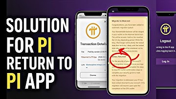 PI Coin Return to PI APP | SOLUTION | 9th Step Migration Problem | PI Network Update. #picoin