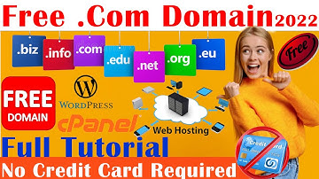 Get Free .Com Domain 2022 | .IN .NET .ORG Free Premium Domain Name