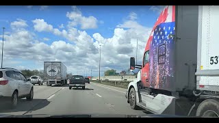 US highways full of trucks I70  05/24