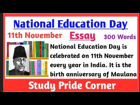 essay writing on national education day