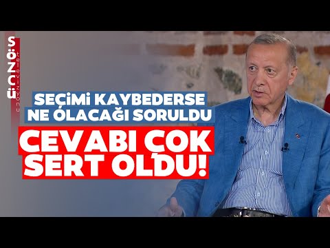 Erdoğan'ı Kızdıran Soru! Seçimi Kaybederse Ne Yapacak?