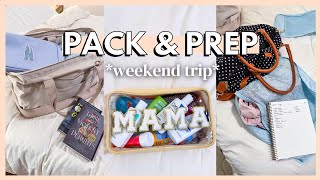 TRAVEL PREP & PACK WITH ME | travel essentials for moms, the *easiest* way to pack for a trip