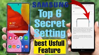 Galaxy Top 6 Secret Hidden Setting Every Samsung Devices A50,A51,A20,A10,S20,S10,A20s