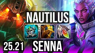 NAUTILUS & Draven vs SENNA & Kai'Sa (SUP) | EUW Diamond | 25.21