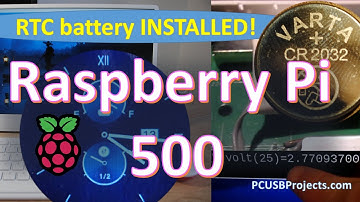 Raspberry Pi 500: RTC-BATTERIJ GEÏNSTALLEERD! Kun je het zelf doen?