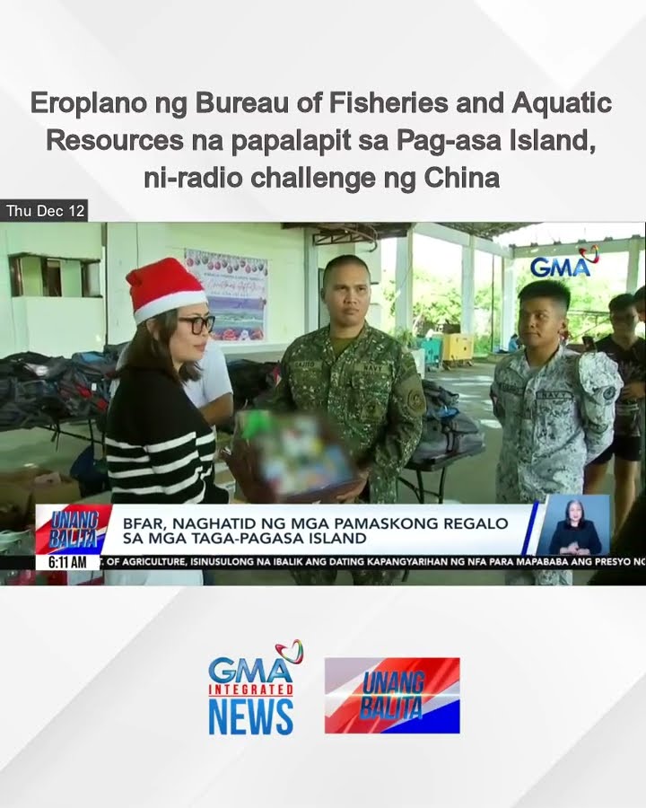 Eroplano ng Bureau of Fisheries and Aquatic Resources na papalapit sa... | Unang Balita