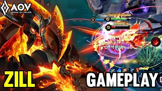 AOV : ZILL GAMEPLAY | IN JUNGLE - ARENA OF VALOR LIÊNQUÂNMOBILE ROV COT