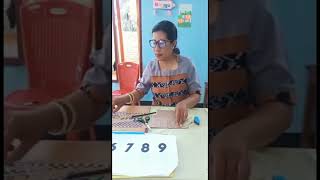 tutorial cara membuat media kartu angka 3D