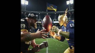 Pittsburgh Steelers vs LA Chargers, game time 🏈#nfl #steelers #chargers #football #aiart #sports #ai