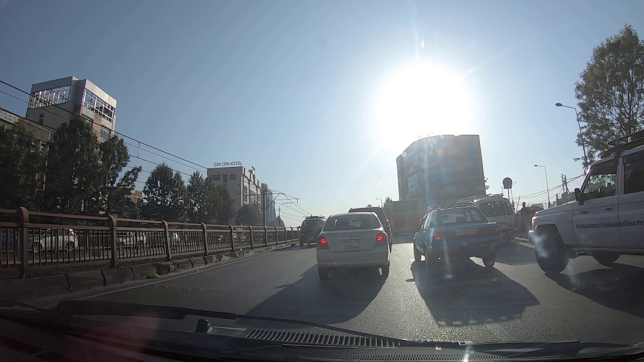 Driving in Addis Ababa early morning - YouTube