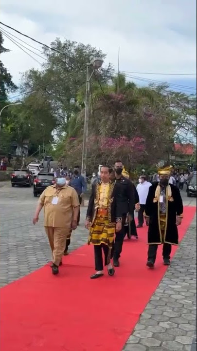 KEREN ‼️ KUNJUNGAN PRESIDEN JOKOWI DI BENTENG KERATON BUTON KOTA BAUBAU #shorts