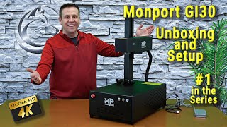 Unboxing and Setup- GI30 Integrated MOPA Fiber Laser by Monport- Video 1