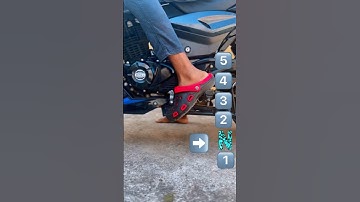 Pulser 220 Gear shift pattern I how to shift Gears in bike   @PulserasdeModa #pulsar #youtubeshorts