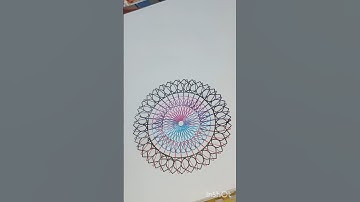 The spirograph art #spirograph #satisfying #spiroart #shorts #short #trending
