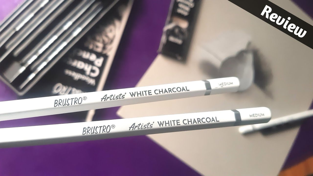 Review Brustro Artists White Charcoal Pencil