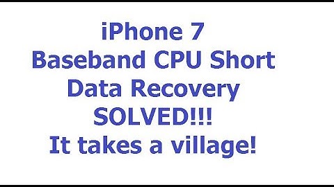 GREAT NEWS!  iPhone 7 Error 4013 Baseband Shorts are SOLVED for data recovery!