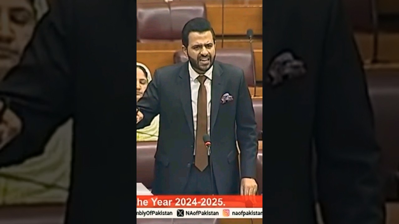 MNA Danyal Chaudhary expresses his Views during the General Debate on Budget 2024-25 in Assembly