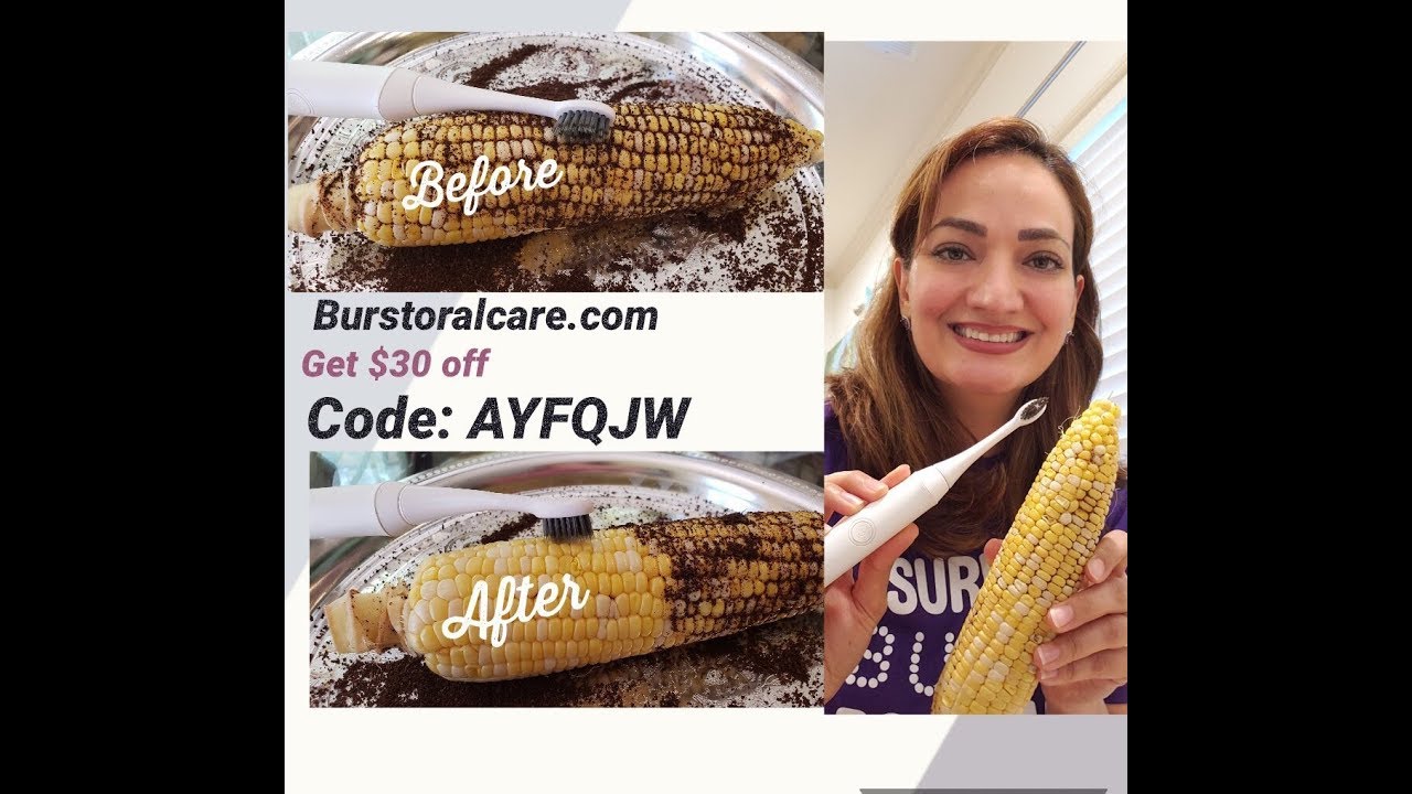 BURST Toothbrush Review! BURST toothbrush discount. Corn Challenge