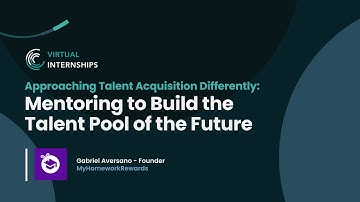 Approaching Talent Acquisition Differently: Mentoring to Build the Talent Pool of the Future